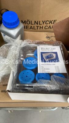 Cage of Mixed Consumables Including Skintact ECG Electrodes , Stryker ETS Hip Endoprosthesis and B-Braun 1ml Syringes (Cage Not Included - Out of Date) - 2