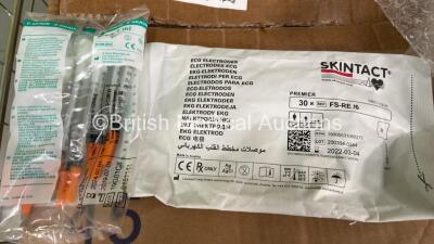 Cage of Mixed Consumables Including Skintact ECG Electrodes , Stryker ETS Hip Endoprosthesis and B-Braun 1ml Syringes (Cage Not Included - Out of Date) - 4