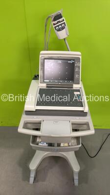 GE MAC 5000 ECG Machine on Stand with 10 Lead ECG Leads (Powers Up) *S/NAAY0514766PA*