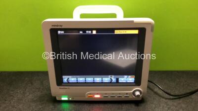 Mindray BeneView T5 Patient Monitor *Mfd 2020* (Powers Up with Damage to Casing - See Photos)