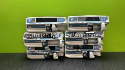 6 x Carefusion Alaris GH Plus Syringe Pumps (All Power Up)