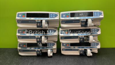 6 x Carefusion Alaris GH Plus Syringe Pumps (All Power Up)