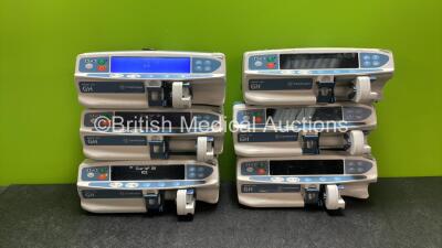 6 x Carefusion Alaris GH Plus Syringe Pumps (All Power Up)