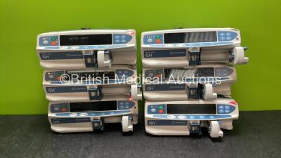 6 x Carefusion Alaris GH Plus Syringe Pumps (All Power Up)