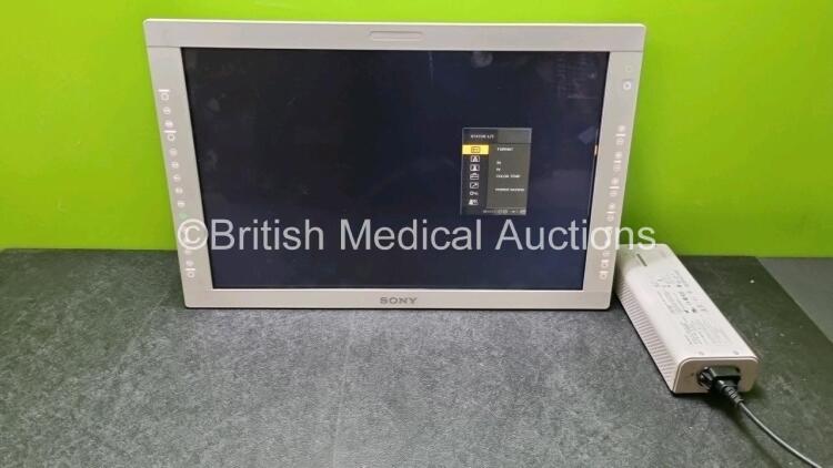 Sony LMD2451MD/HD LCD Monitor for Smith & Nephew Stack System with Sony AC-110MD AC Power Supply (Powers Up)