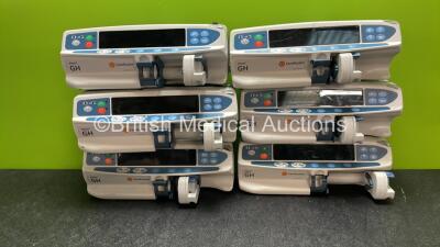 6 x Carefusion Alaris GH Syringe Pumps (All Power Up)