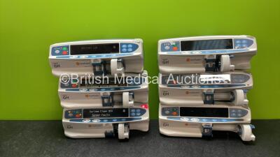 6 x Carefusion Alaris GH Syringe Pumps (All Power Up)