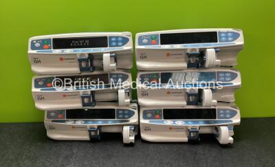 6 x Carefusion Alaris GH Syringe Pumps (All Power Up)