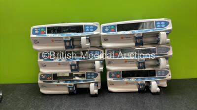 6 x Carefusion Alaris GH Syringe Pumps (All Power Up)