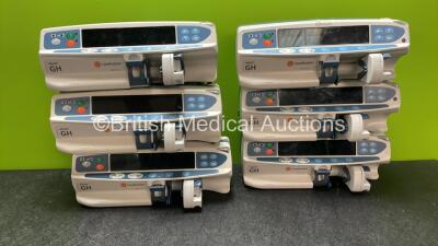 6 x Carefusion Alaris GH Syringe Pumps (All Power Up)