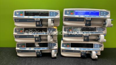 6 x Carefusion Alaris GH Plus Syringe Pumps (All Power Up)