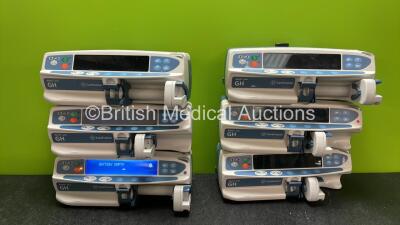 6 x Carefusion Alaris GH Plus Syringe Pumps (All Power Up)