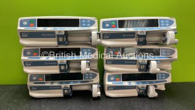 6 x Carefusion Alaris GH Plus Syringe Pumps (All Power Up)