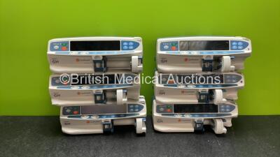 6 x Carefusion Alaris GH Syringe Pumps (All Power Up)