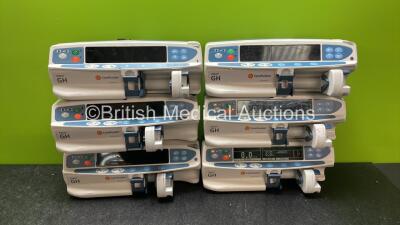 6 x Carefusion Alaris GH Syringe Pumps (All Power Up)