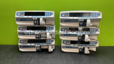 6 x Carefusion Alaris GH Plus Syringe Pumps (All Power Up)