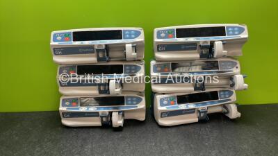 6 x Carefusion Alaris GH Plus Syringe Pumps (All Power Up)