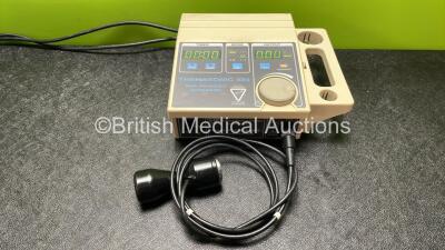 EMS Model 81 Therasonic 450 Dual Frequency Unit with 2 x Transducer / Probes (Powers Up) *SN 75324*