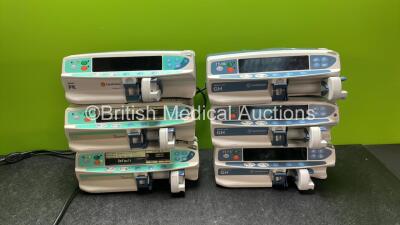 Job Lot Including 3 x Carefusion Alaris GH Plus Syringe Pumps (All Power Up) 2 x Cardinal Health Alaris PK Syringe Pumps (Both Power Up) 1 x Carefusion Alaris PK Syringe Pump (Powers Up Blank Display)