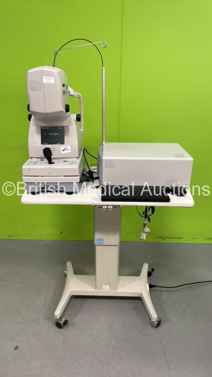 TopCon 3D OCT 1000 Mark II Optical Coherence Tomography Unit Version 2.02 on Motorized Table (Powers Up)