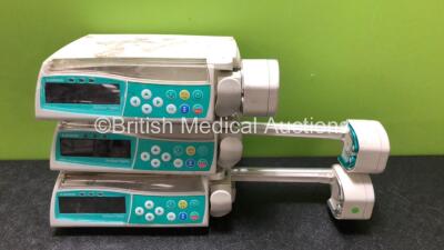 3 x B Braun Perfusor Space Syringe Pumps (Untested Due to No Power Supply) *SN 29889 / 65559 / 18911*