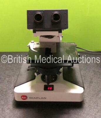 Leitz Diaplan Benchtop Microscope (Powers Up with Good Bulb) *SN 512834/061503*