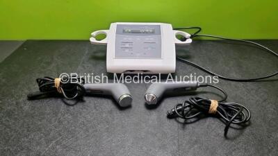 Accusonic Plus Model AP170 Therapy Unit with 1 x Model 901150 Handpiece and 1 x Model 901375 Handpiece (Powers Up)