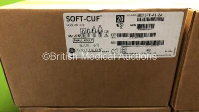 Job Lot of Approximately 360 x Critikon Soft-Cuf Small Adult Ref - SFT-A1-2A 17-25cm BP Cuffs *Mfd - 2019 / 2020* (All Unused) - 2