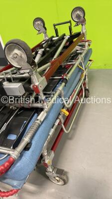 2 x Ferno Falcon Six Hydraulic Ambulance Stretchers with Mattresses - 4