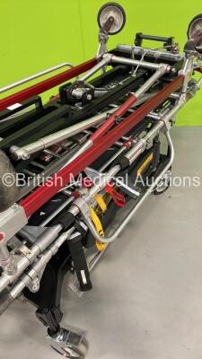 1 x Ferno Falcon Six Hydraulic Ambulance Stretcher and 1 x Ferno Pegasus Hydraulic Ambulance Stretcher (Damage to Handle - See Pictures) - 4