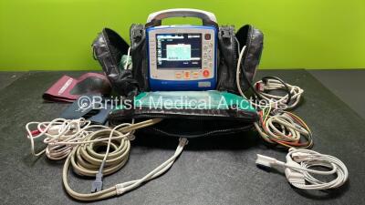 Zoll X Series Monitor/Defibrillator Including ECG, SPO2, NIBP, CO2 and Printer Options with 1 x Sure Power II Battery, 1 x NIBP Cuff and Hose, 1 x 4 Lead ECG Lead, 1 x 6 Lead ECG Lead, 1 x Paddle Lead and 1 x SPO2 Finger Sensor in Carry Bag (Powers Up and