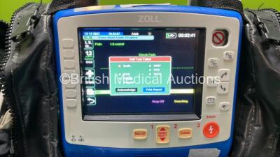 Zoll X Series Monitor/Defibrillator Including ECG, SPO2, NIBP, CO2 and Printer Options with 1 x Sure Power II Battery, 1 x NIBP Cuff and Hose, 1 x 4 Lead ECG Lead, 1 x 6 Lead ECG Lead, 1 x Paddle Lead and 1 x SPO2 Finger Sensor in Carry Bag (Powers Up and - 2