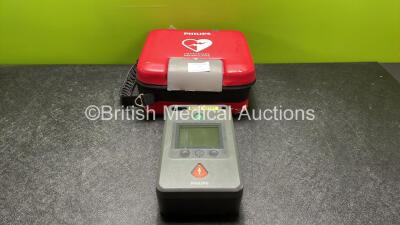 Philips Heartstart FR3 Defibrillator with 1 x Battery *Exp 03-2022* in Carry Case (Powers Up) *SN 14B00539*