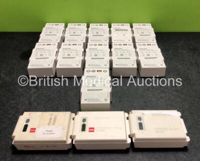 11 x Philips M3538A Heartstart MRx Defibrillator Batteries and 3 x Physio-Control Lifepak 12 Batteries *Untested*