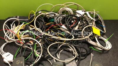 Job Lot of Various Defibrillator Cables and 5 x Laerdal CPR Meters (Some Cables Cut - See Photos) - 4