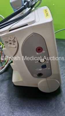 Philips Heartstart MRx Defibrillator / Monitor Including, ECG, SpO2, NIBP, CO2 and Printer Options, with 1 x M3725A Test Load,1 x Paddle Lead, 1 x Philips M3539A Module and 1 x Philips M1674A 3 Lead ECG Lead (Powers Up) *SN US0035103* - 3