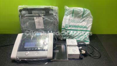 Breas Vivo 65 Ventilator Firmware Version 5.00, Device Operating Time 12 hours - Packaged as New in Box with Accessories Including Carry Bag, Breathing Tube and User Manual (Powers Up) *Mfd 06-2020*