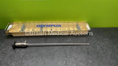 Karl Storz Hopkins II 26046 AA 0 Degree 0 Degree Laparoscope with Olympus Case *Cloudy View*