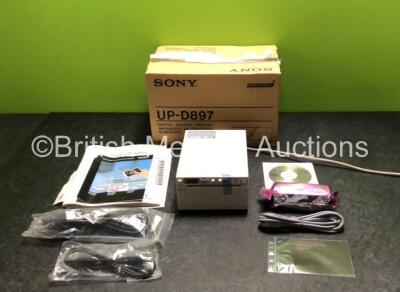 Sony UP-D897 Digital Graphic Printer with Accessories (Powers Up - Like New) *SN 615914*