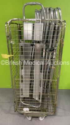 11 x Aluminium Scoop Stretchers (Cage Not Included)