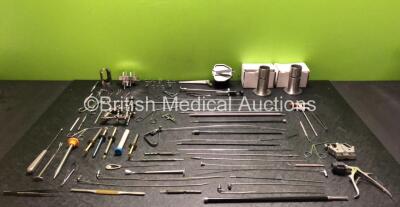 Job Lot of Surgical Instruments Including 1 x Hall PRO3110 Battery Housing