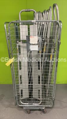 11 x Aluminium Scoop Stretchers (Cage Not Included)