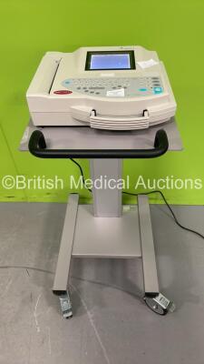 GE MAC 1200ST ECG Machine on Stand (Powers Up)