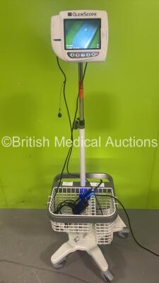 Glidescope Video Monitor Ref 0570-0338 on Stand with Handpiece (Powers Up)