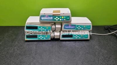 Job Lot Including 2 x B.Braun Perfusor Space Pumps and 3 x B.Braun Infusomat Space Pumps with 5 x B.Braun Power Supplies *SN 30876 / 30888 / 50574 / 4554686 / 303874*