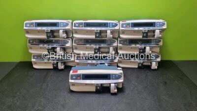 10 x Carefusion Alaris GS Syringe Pumps (4 x No Power) *SN 800106008 / 800107851 / 800107479 / 800107888 / 800107444 / 800104573 / 800107896 / 800106064 / 800102199 / 800107477*