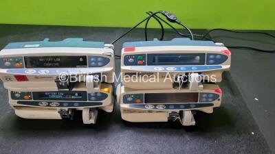 Job Lot Including 6 x Cardinal Health Alaris GS, 2 x Asena GS MK3, and 1 x Carefusion Alaris CC Syringe Pump (7 x Power Up, 1 x with Cracked Casing - See Photo) *SN 800116152 / 800102460 / 800103517 / 800107423 / 800107890 / 800308547 / 800302320 / 800101 - 4