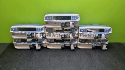 7 x Carefusion Alaris GH Syringe Pumps (3 x No Power) *SN 800215855 / 800215914 / 800215819 / 135031975 / 800212066 / 800212063 / 800289094*