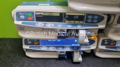 Job Lot Including 4 x BD Alaris Plus GH and 4 x Carefusion Alaris CC Syringe Pumps (All Power Up 1 x with Blank Screen) *SN 800350453 / 800313271 / 200027232 / 200027233 / 800303227 / 80339154 / 20020185 / 200027235* - 4