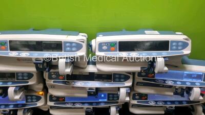 Job Lot Including 4 x BD Alaris Plus GH and 4 x Carefusion Alaris CC Syringe Pumps (All Power Up 1 x with Blank Screen) *SN 800350453 / 800313271 / 200027232 / 200027233 / 800303227 / 80339154 / 20020185 / 200027235* - 5